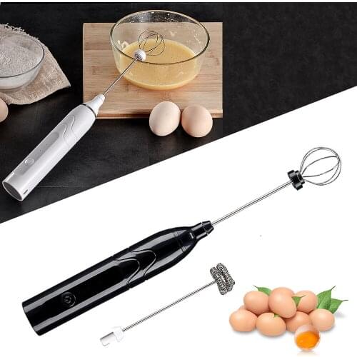 Electric Whisk USB Rechargeable Handheld 3-Speeds Adjustable Automatic Eggbeater Whipping Cream Device Kitchen Tools