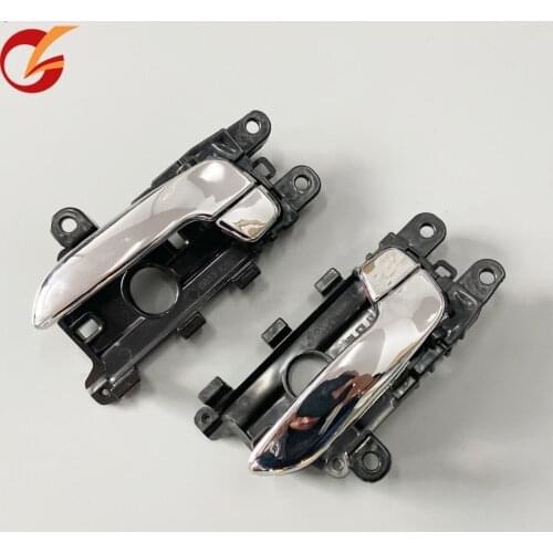 Use for 2014 2015 2016 2017 K3 Forte Cerato front inside handle rear door inner chrome handle