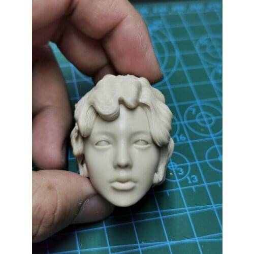 1/6 Scale Shanghai Women Singer Asian Beauty Unpainted Head Model for 12''Figure Body