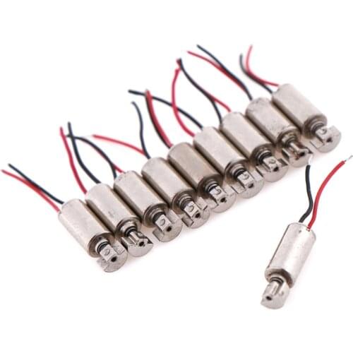 5/10pcs/lot DC Micro Vibration Motor Cell Phone Coreless Vibrator 4.4x4.4mm DC1.5-3V Motors & Parts Wholesale