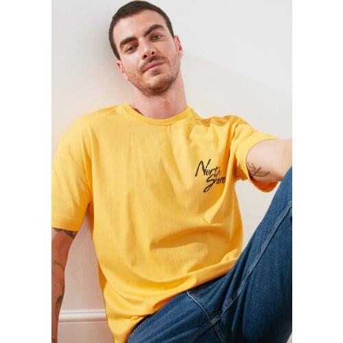 Trendyol Men Printed New T-Shirt TMNSS20TS1099