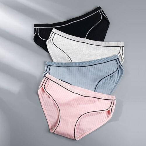 Underwear women cotton panties sexy underpants set breathable briefs for women knicker lingerie Intimates dropshipping 3 pcs/lot