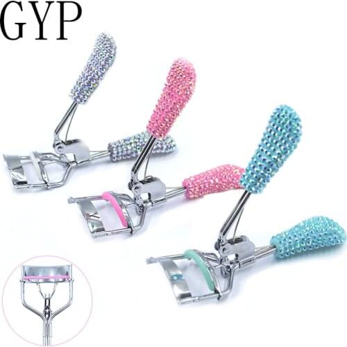 New Colorful Cosmetic glitter beautiful Eyelash Curler Cosmetic Makeup Tool Accessories for Women