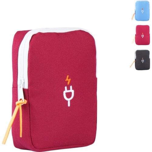 New Womens Digital Bag Data Lines Power Bank Package Portable Multi-function Travel Mens Pouch Case Accessories Supplies