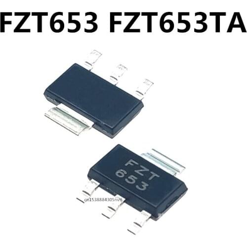 Original 10pcs/ FZT653 FZT653TA SOT223 NPN