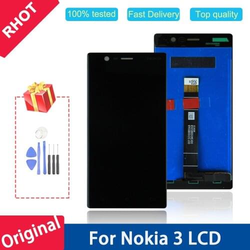 5.0'' Original LCD Display for Nokia 3 LCD+Frame TA-1020 TA-1028 TA-1032 TA-1038 LCD Touch Screen Digitizer Assembly For Nokia 3