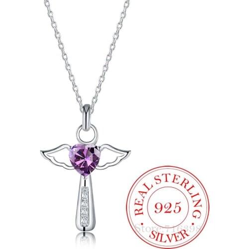Hot Silver Creative zircon Crystal Necklace Fine Jewelry Birthday Gifts 925 Sterling Silver Cross Pendant Necklace for women men