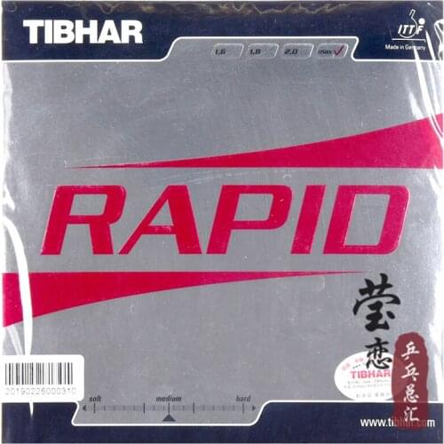 Original Tibhar RAPID pimples in table tennis rubber table tennis rackets racquet sports fast attack loop made in germany