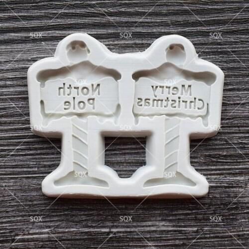 Christmas Card Shape Cake Mold Chocolate Mold for the Kitchen Baking Cake Tool DIY Sugarcraft Decoration Tool SQ17160