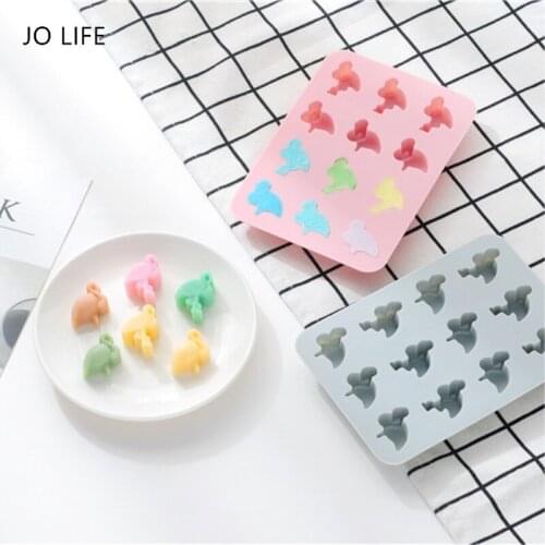 JO LIFE Cartoon Silicone Flamingo Baking Tool Cake Mold Chocolate Candy Mould