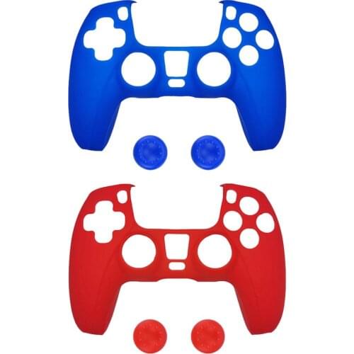 Silicone Protective Case Anti-skid Rocker Cap Controller For PS5 Button Handle Protective Cover For PS5 Gamepad Accessories