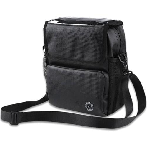 INBIKE Bike Handlebar Bag Contact Screen Phone Bag Big Capacity Handlebar Horizontal Bag Bike Front Frame Trunk Pannier