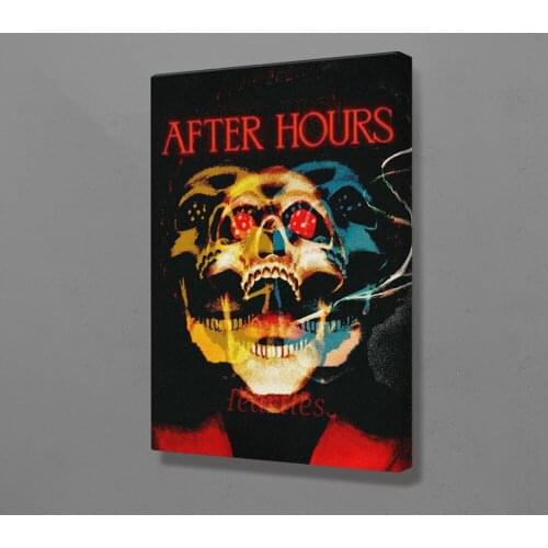 The Weeknd After Hours Canvas Painting Abstract Art Posters and Prints Cuadros Wall Art Pictures for Living Room Home Decoration