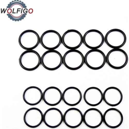 WOLFIGO Up and Down Engine Spark Plug Tube O-Ring Seals Kits For BMW 3er Touring 1er 3er 5er 120i 316i 318i 320i 318Ci E46 E87