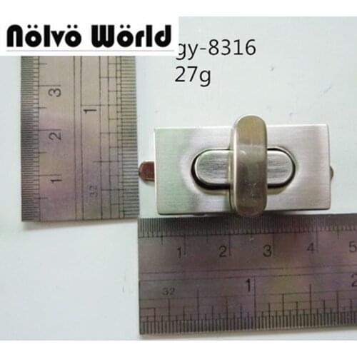 20pcs Rectangular vintage twist lock clasp closure catch turnlock clasp fasteners metal bag turn-lock