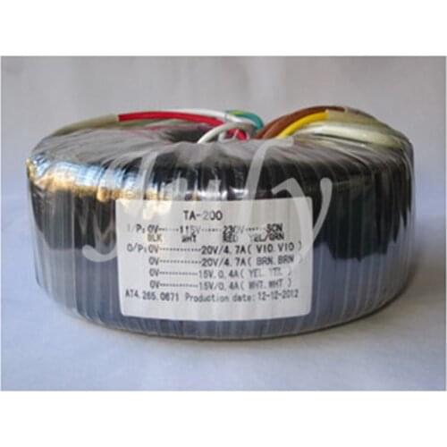 200W toroidal transformer, dual 28V + dual 15V ring cattle, 115V-230V power transformer, oxygen-free copper wire