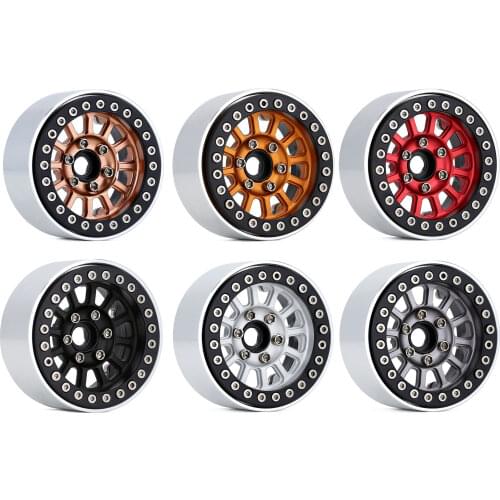 4PCS 1.9" CNC Beadlock Wheel Rim for 1/10 RC Crawler Car Traxxas TRX-4 Axial SCX10 90046 AXI03007 Upgrade Parts