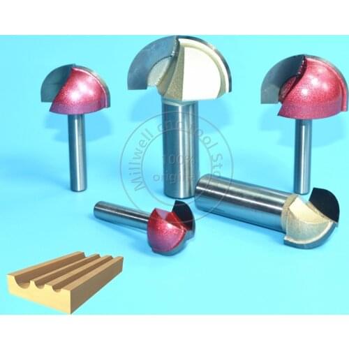 Free shipping-1PC,CNC solid carbide tungsten Woodworking router bit,wood tool,MDF,PVC,round bottom engraving milling cutter