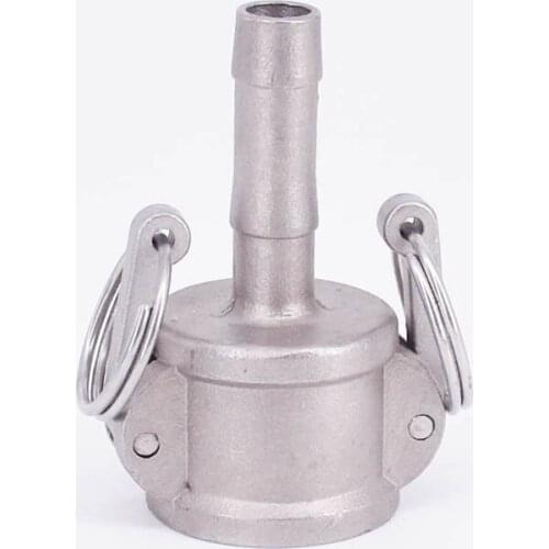 1/2" Hosetail Barb x Socket Type C Camlock Quick Disconnect Coupling 304 Stianless Cam Groove For Hose Pumps Homebrew