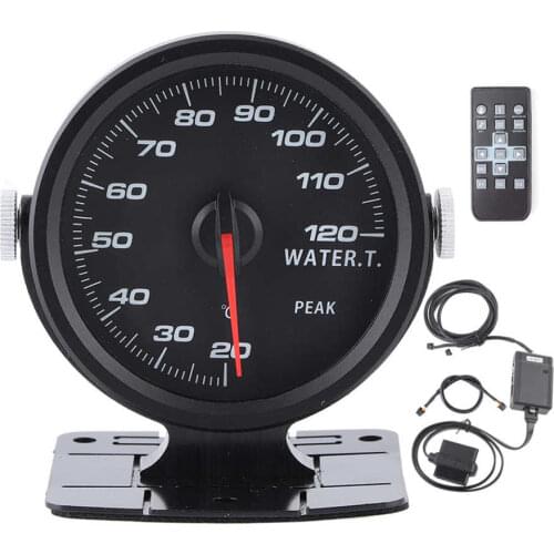 CAMMUS Water Temperature Gauge Racing 60mm Tinted 17 Color OBD2 Mechanical Instrument auto parts coolant temperature