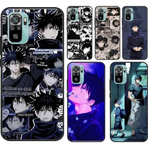 Jujutsu Kaisen Fushiguro Megumi For Xiaomi Redmi Note 10 Pro 8T 9S Note 8 9 Pro Soft Case For Redmi 9 9C 9A 8A 9T Funda