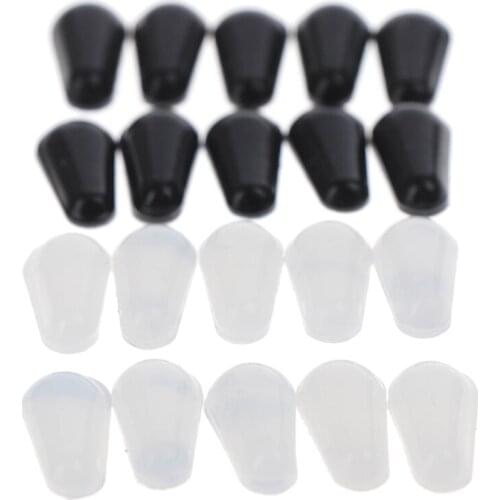 Black Clear Water Drop Silicone Non-Slip Nose Pads For Glasses -Reading / Myopia / Presbyopia Glass / Plate Anti-Skid Pad