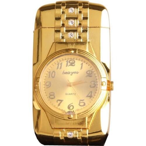 Colorful Watch with Light Creative Windproof Lighter Smoking Accessories for Weed Lighters for Smoking Weed Gadgets for Men