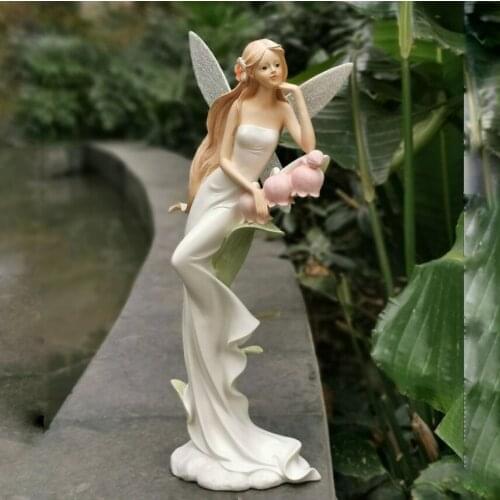 European Resin Courtyard Decoration Garden Decoration Creative Villa Flower Garden Decoration Flower Fairy Home Crafts