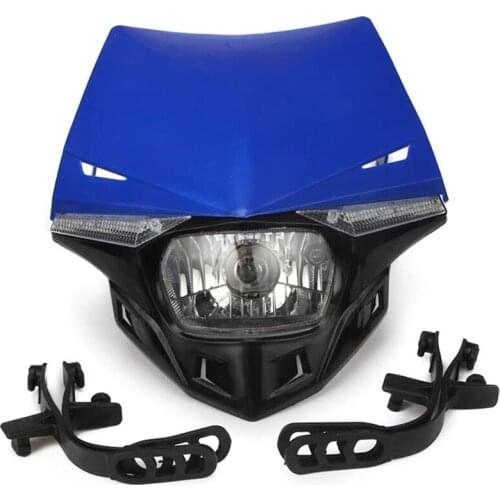 Motorcycle Supermoto Headlight LED Dirt Bike Headlight Front Head Light For Yamaha