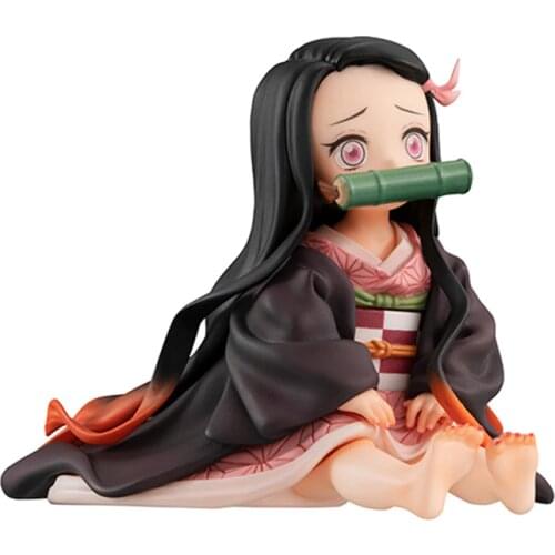 Kimetsu no Yaiba Nezuko Figure Model Toy 65mm Anime Demon Slayer Figure Nezuko Cute Toys