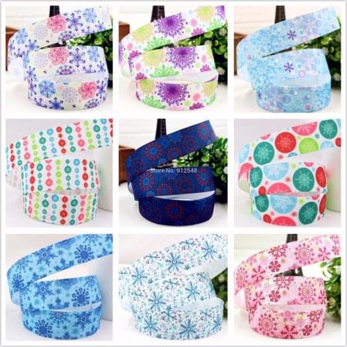 1472018 ,22mm 10 yards Cartoon Christmas Series printed grosgrain ribbon,Clothing accessories,DIY jewelry wedding package