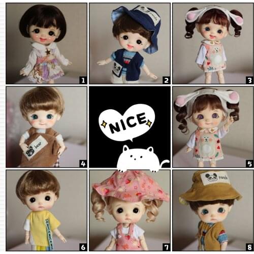 STO Dolls 1/8 OB11 Eggs Dimples Laugh dolls with jointed body selling with wig shoes socks and clothes