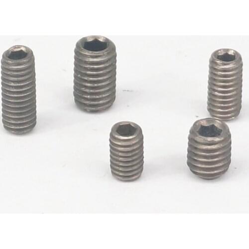 LOT 20 M4/5/6 GR2 Titanium Cup Point Allen Socket Grub Screw Anti Acid Corrosion