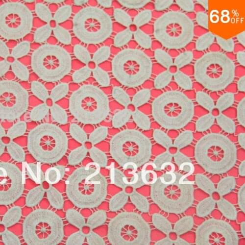 POs107-73 textile cotton soluble embroidery cloth, cotton embroidery fabric, cotton water soluble embroidery fabric designer