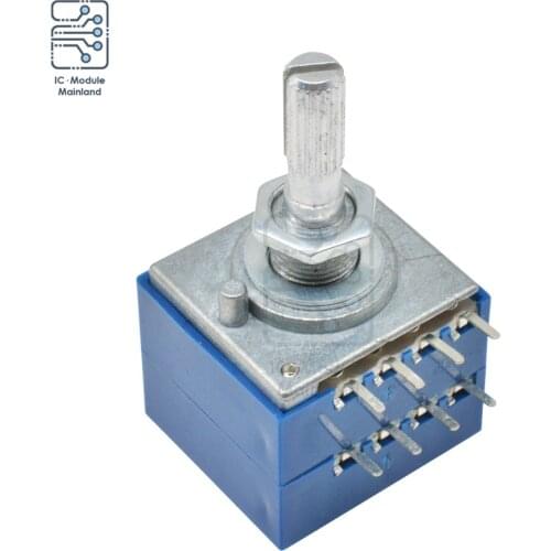 Volume Control Potentiometer 50K 100K LOG ALPS RH2702 6Pin 25mm Audio Control Connector for ALPS Stereo W Loudness L