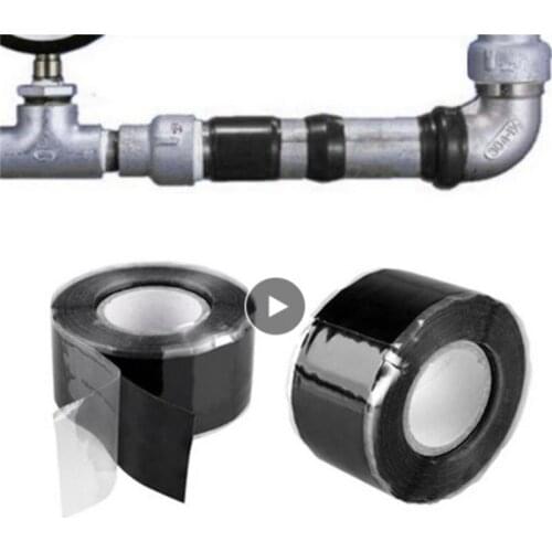 1.5m Universal Super Strong Fiber Waterproof Self Fusing Tape Stop Leaks Seal Repair Tape Performance Self Fix Adhesive Tape