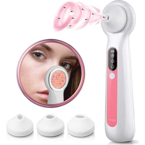 Blackhead Vacuum Visible Facial Pore Cleaner Black Head Remover Microscope Blackhead Suction Rechargeable Acne Pimple Remove