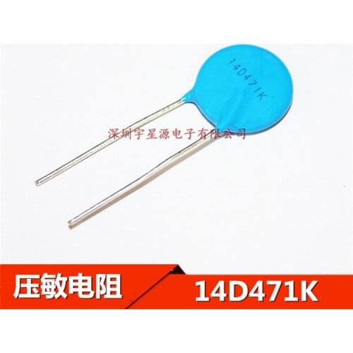 10PCS Varistor 14D471K 14D-471K diameter 14MM 470V 471KD14