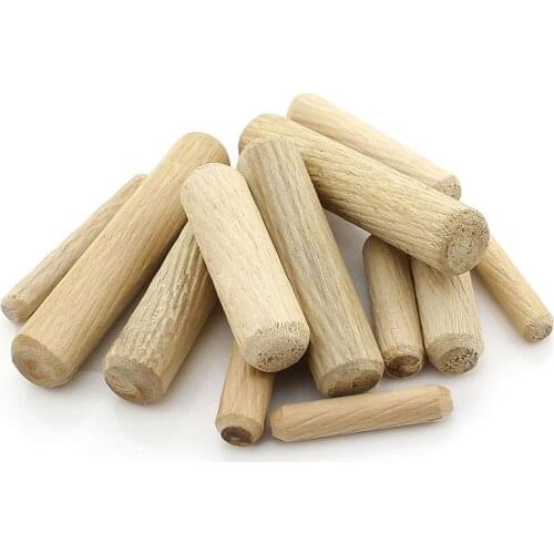 20PCS-M10*30/40/50/60/70/80 Round Cork, Furniture Connector with Three in One, Twill Wood Nails, Wooden Sticks