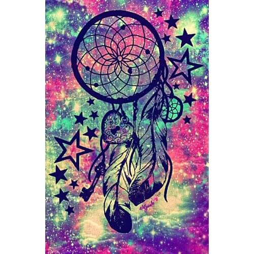 5d diy diamond embroidery full square&round Dreamcatcher diamond painting Cross Stitch Rhinestone mosaic home decoration