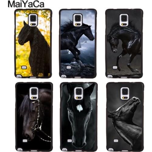 Running Black Quarter Horse Cases For Samsung A21S A20e A71 A51 A10 A40 A50 A70 Galaxy S20 Plus S10 S9 Note 20 Ultra