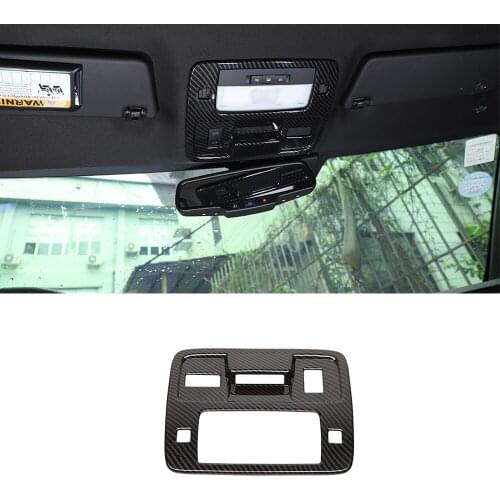 For Chevrolet Camaro 2010 2011 2012 2013 2014 2015 Car Reading Light Panel Decoration Cover Interior Accessory ABS Carbon Fiber