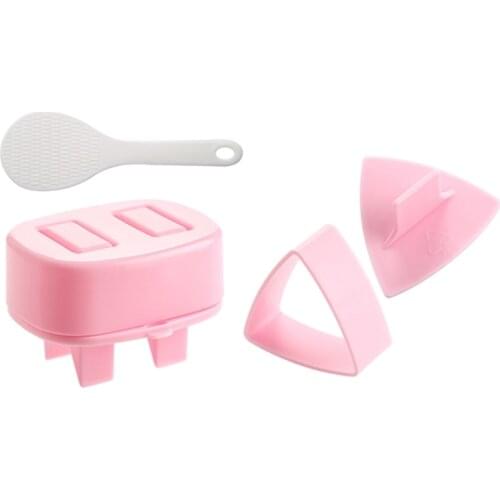 Triangle Sushi Mold Press Triangle Rice Ball Making Reusable Easy to Operation DIY Accessories for Rice Ball Bento Maker