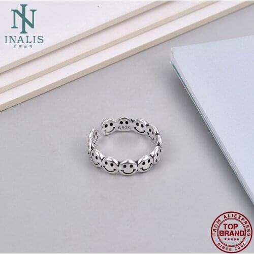 INALIS Women's Silver Rings