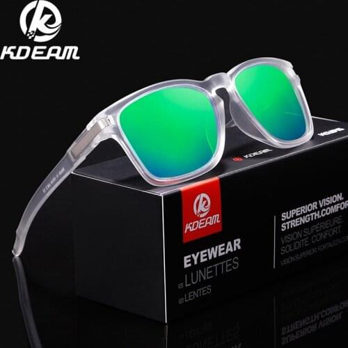 KDEAM Classic Retro Unisex Vintage Sunglasses Men Women Polarized Driving Glasses Cool Mirror Lens Square Sunglass With Box