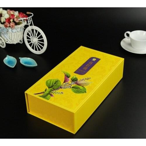 Custom beautiful gift box cardboard glove packaging,Embossing Printing Handling packaging box for canned food ---DH11724