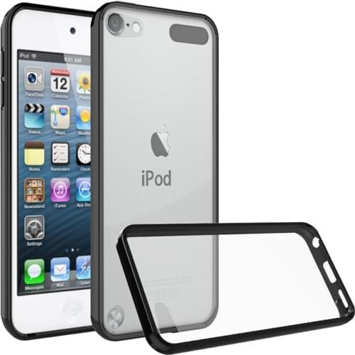 Soft TPU/PC Air Cushion Tech Case Protective Fundas Coque Shockproof Crystal Clear Shell Back Cover For iPod Touch 5 / Touch 6 7
