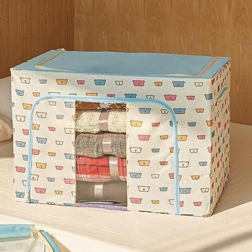 Hot-Clothes Storage Bag 100 Liters Large-Capacity Storage Bag with Reinforced Handle Thick Fabric for Cover