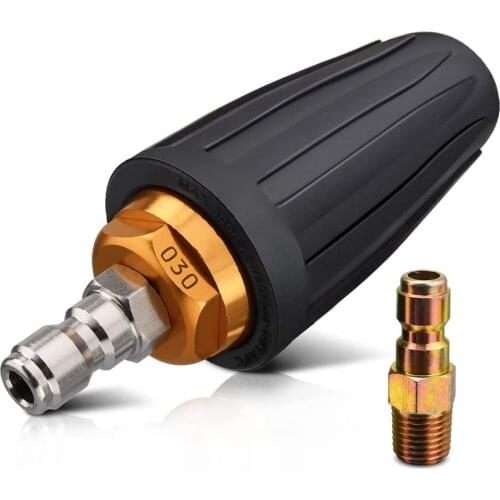 3000PSI Turbo Nozzle For Pressure Washer Kit 360 Degree Rotating Presure Washer Turbo Nozzles With Quick Connector