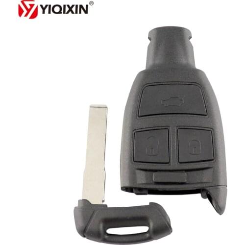 YIQIXIN High Quality 3 Button Smart Card Remote Car Key Shell For Fiat Croma Punto Key Case Replacement With SIP22 Emergency Key